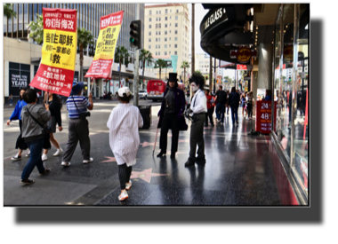 A small but load demonstration at Hollywood Blvd DSC02768.jpeg A small but load demonstration at Hollywood Blvd DSC02768.jpeg