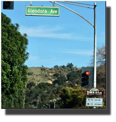 "Near the end of", Route 66 at Glendora LA DSC02803.jpeg