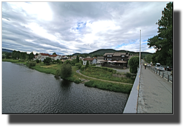 View from the bridge across the Drammen river towards Oil Hokksund PICT0034.jpg
