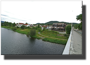 View from the bridge across the Drammen river towards Oil Hokksund PICT0036.jpg