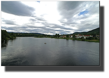 View from the bridge across the Drammen river towards Oil Hokksund PICT0037.jpg