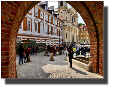 Part of Barbican, a remaining relict of historic fortifications and FVeta street