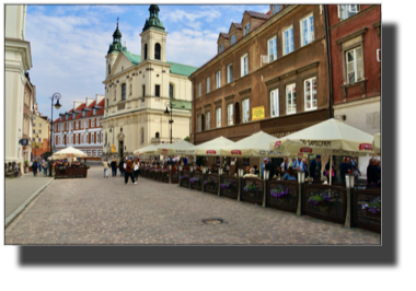Freta street and Kosciol Paulinow Freta street and Kosciol Paulinow